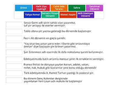 11. sınıf Şiir ünitesi