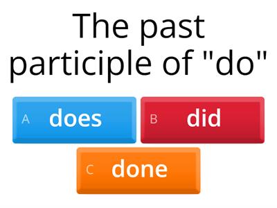 Past Participle Verbs
