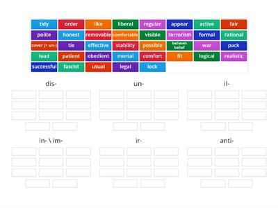 Prefixes 