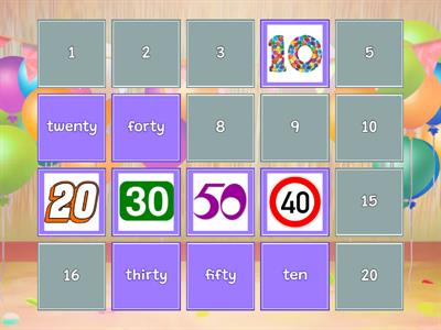 2025 NUMBERS MEMORY GAME 5TH 