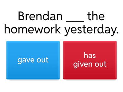 Review past simple & present perfect