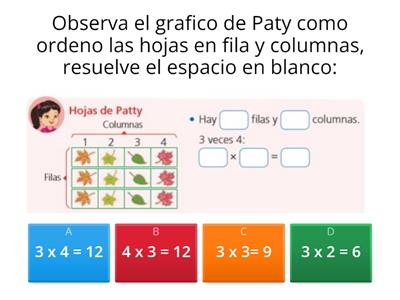 ACTIVIDAD: MULTIPLICAMOS FORMANDO FILAS Y COLUMNAS  