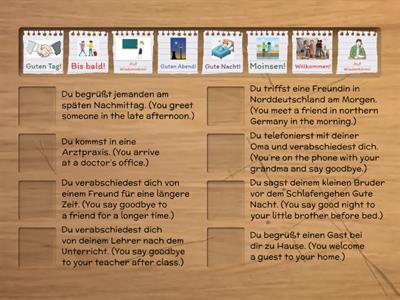 Begrüßungen und Verabschiedungen! (ENG)