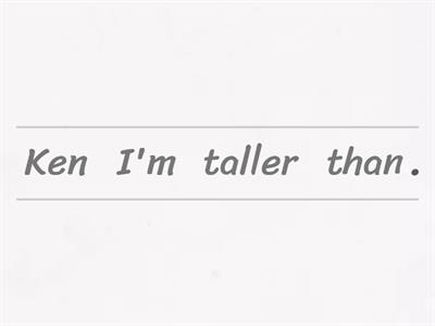 比較級、最上級①