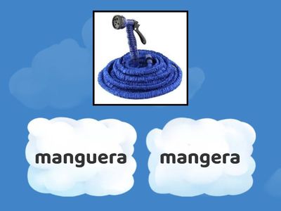 PALABRAS GUE - GUI / GE GI 