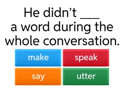 🧠 Baccalaureate Speaking Vocabulary Quiz – Common Collocations & Verbs