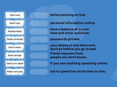 Online safety match up