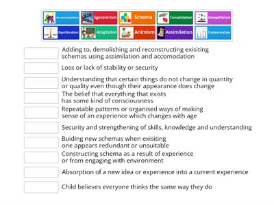 Piaget Key Words