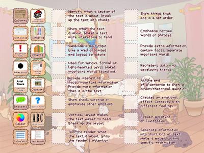 Organisational Features:  Game