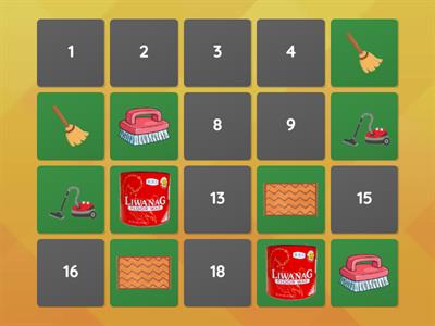 Cleaning Tools Matching Game