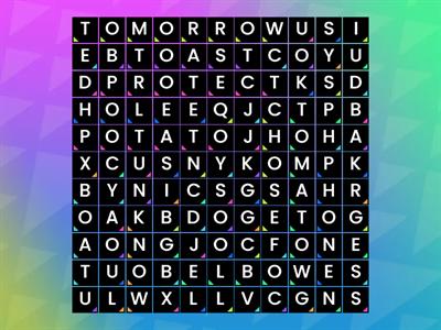 Word Search - Long O