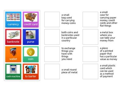 Match words with their definitions
