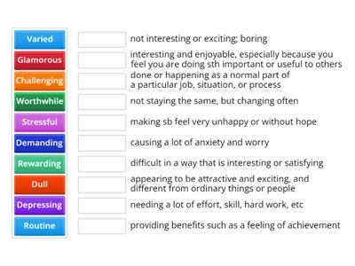 Describing Work (Business Result Int Unit 1)