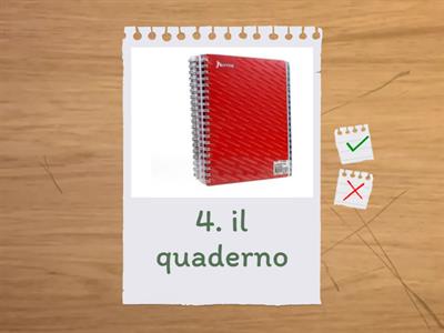 Kreyco Il Materiale Scolastico (vocabolario)