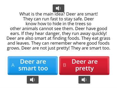 MAIN IDEA-SMART DEER