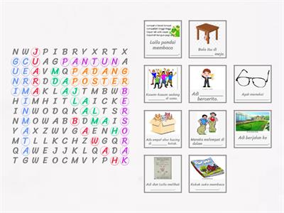 Permainan Kosa Kata Unit 9: Aktif Di Sekolah