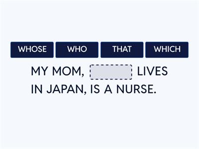 B1 | RELATIVE CLAUSES