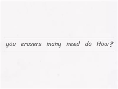 How much and how many unscramble