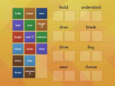 Irregular verbs part 6