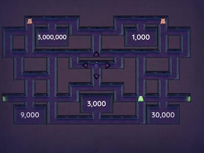 Exponents Maze Chase