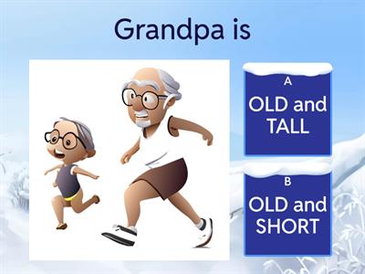 1EP old/young - short/tall