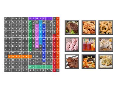 Etsi herkku ja valitse oikea kuva 2.