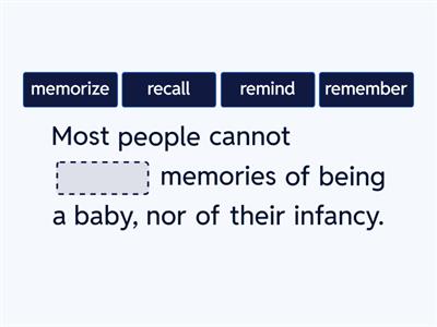 Use of English/Babies' Memories B2