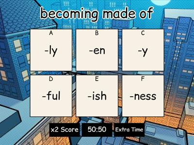 SPIRE Level 3 Suffixes 