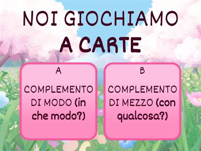 ANALISI LOGICA: COMPLEMENTO DI MEZZO O DI MODO semplificato