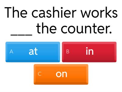 Where Do They Work? – Prepositions of Place
