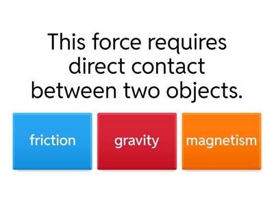  Force and Motion Quiz 