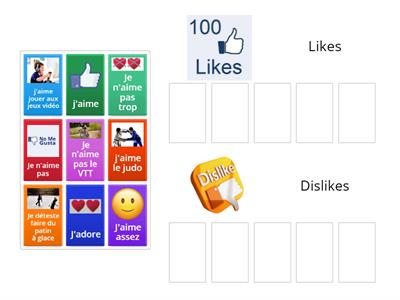 French Likes and dislikes