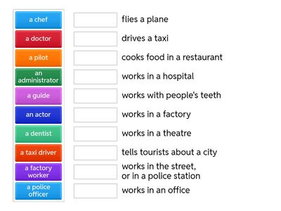 English File A1 jobs