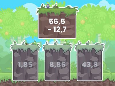 Hãy hoàn thiện những phép tính sau đây