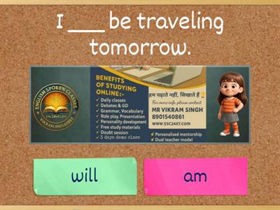 Future Continuous Tense by Vikram Singh (Contact 📞 8901540861) 