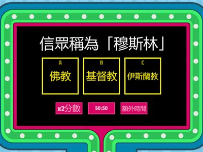 南一國中歷史3上CH03普世宗教的起源與發展