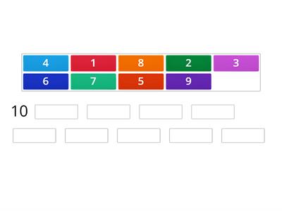 Matematik : Bilangan nombor menurun 10-1