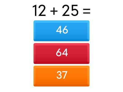 Bronze Addition of 2-digits without regrouping