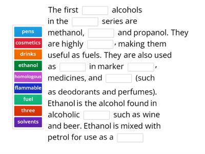 Alcohols