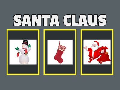 Christmas Words Quiz Show