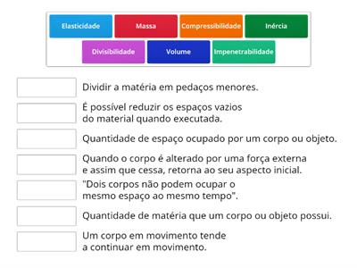 Propriedades Gerais da Matéria