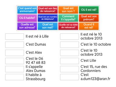 Coordonnées