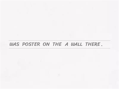  THERE WAS / THERE WERE