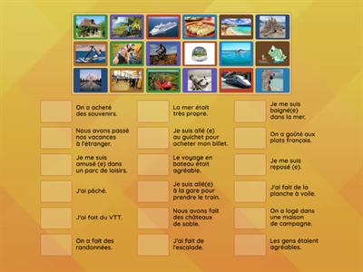 Les vacances A2