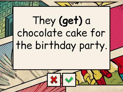 Present continuous for future actions