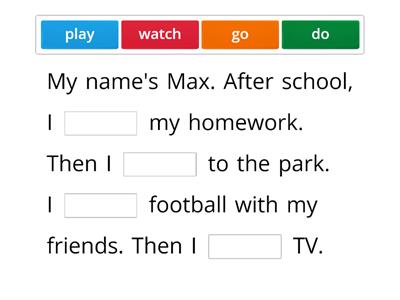 F and F 2 Unit 6 reading