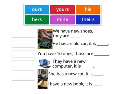 Possessive pronouns