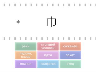Китайский Насте графемы ч1