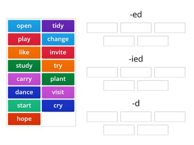 b junior 33 Past simple regular verbs