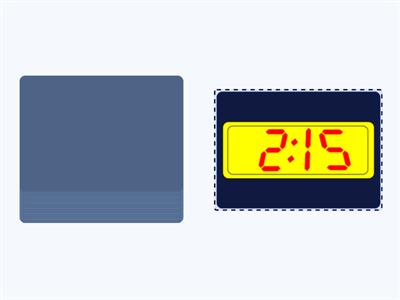  digital clock telling time